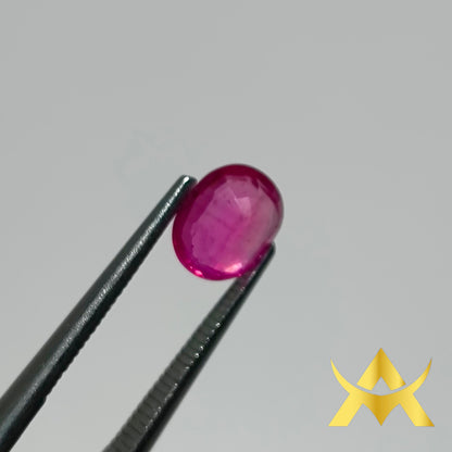 Ruby 1.36 ct. Transparent with Excellent Cut Grade and VVS1 Clarity