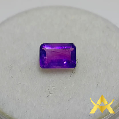 Natural Amethyst 0.51 ct. Transparent, IF Clarity and Not Enhanced with Excellent Cut Grade