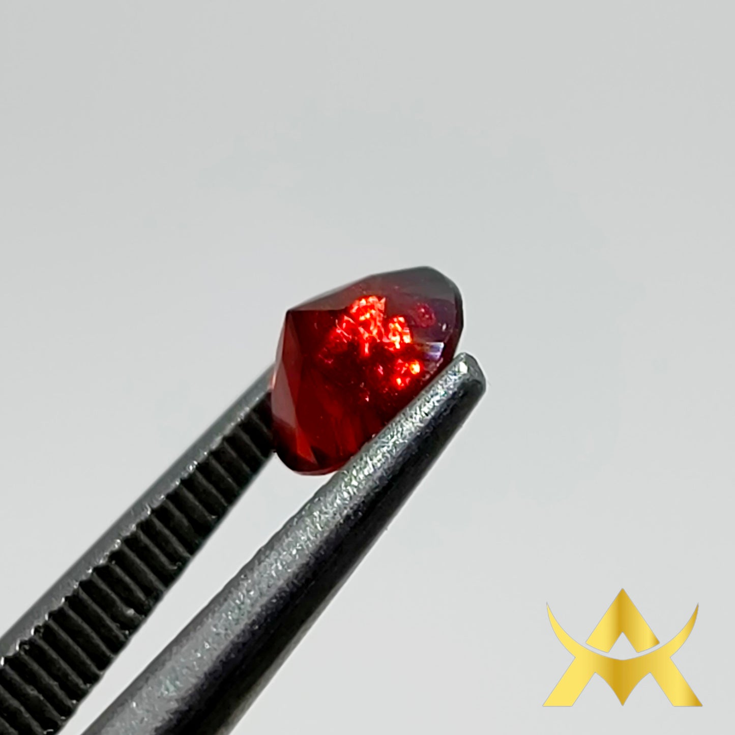 Garnet 0.89 ct. Transparent, Not Enhanced with IF Clarity and Excellent Cut Grade