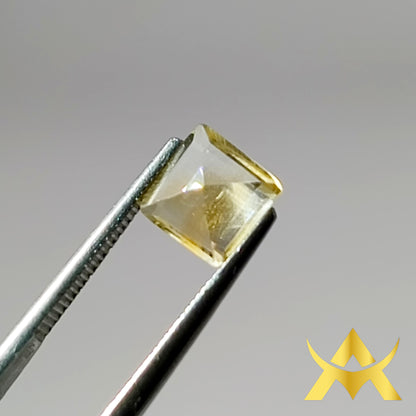 Yellow Quartz 1.11 ct. Transparent with IF Clarity and Eye Clean, Not Enhanced