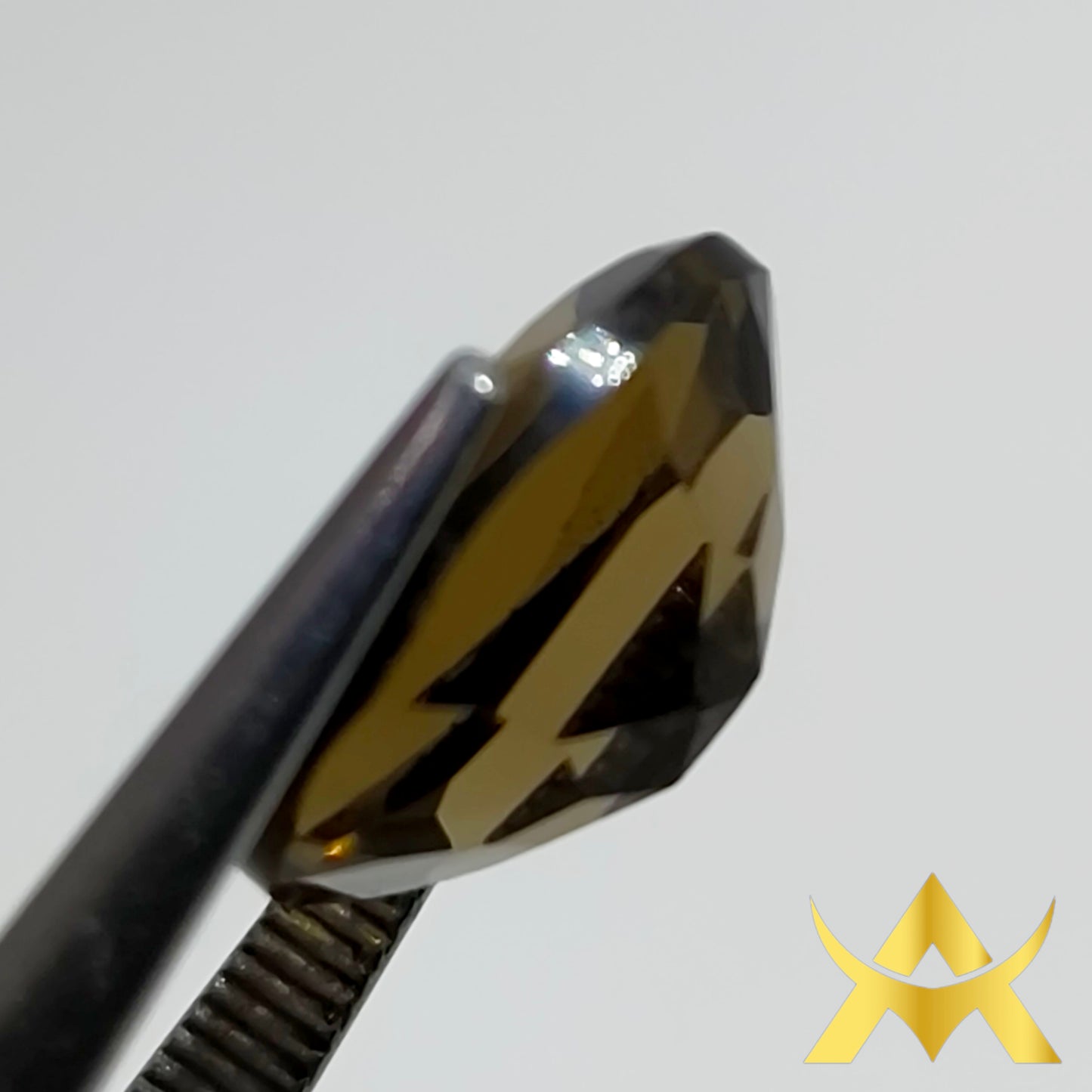 Smoky Topaz 4.02 ct. Transparent and not enhanced with IF Clarity and Excellent Cut Grade