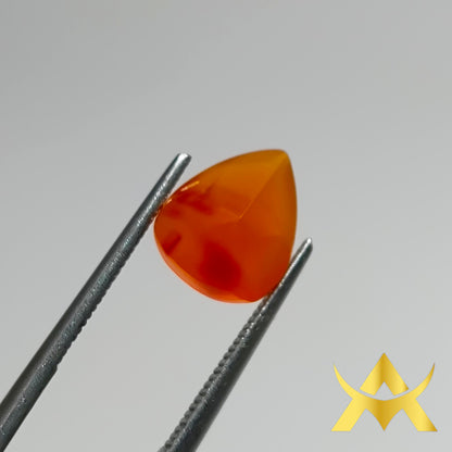 Carnelian 2.26 ct. Translucent, SI Clarity, Not Enhanced with Very Good Cut Grade