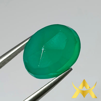 Green Onyx 4.83 ct. Translucent, Not Enhanced, SI Clarity