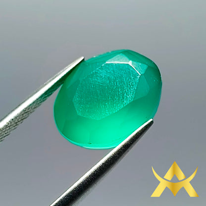 Green Onyx 4.83 ct. Translucent, Not Enhanced, SI Clarity