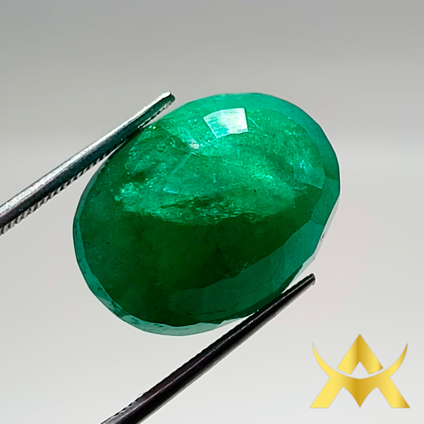 Natural Emerald 15.95 ct. Not Enhanced and Opaque Clarity