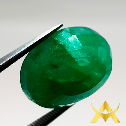 Natural Emerald 15.95 ct. Not Enhanced and Opaque Clarity