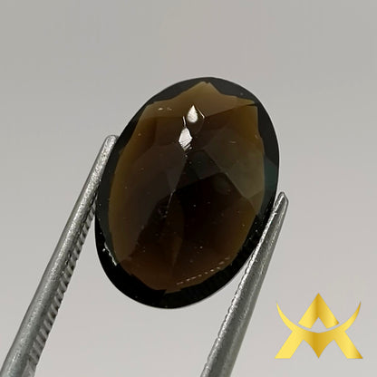 Smoky Topaz 5.37 ct. Transparent, Not Enhanced with IF Clarity and Eye Clean