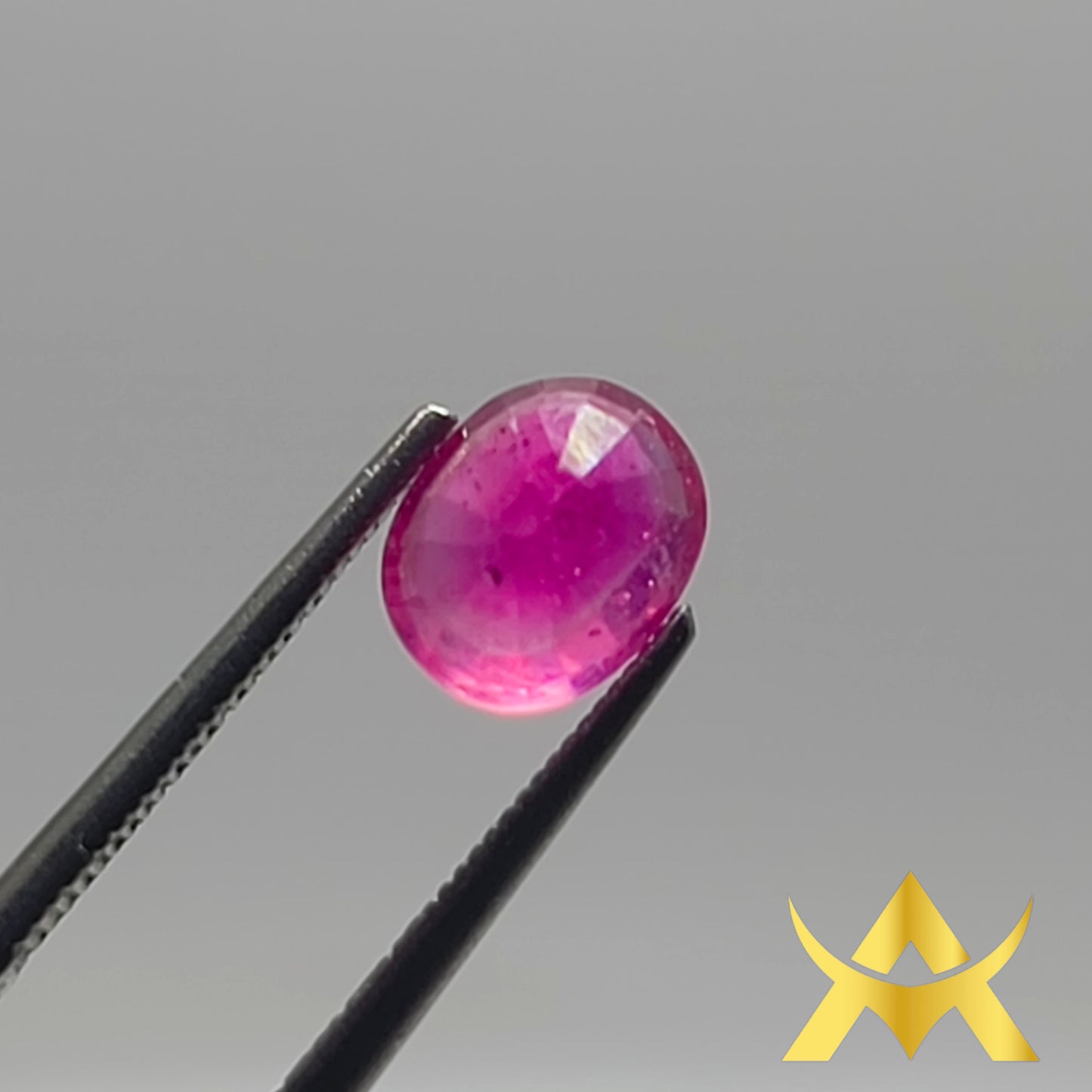 Ruby 1.71 ct. Transparent with Excellent Cut Grade and Oval facetted