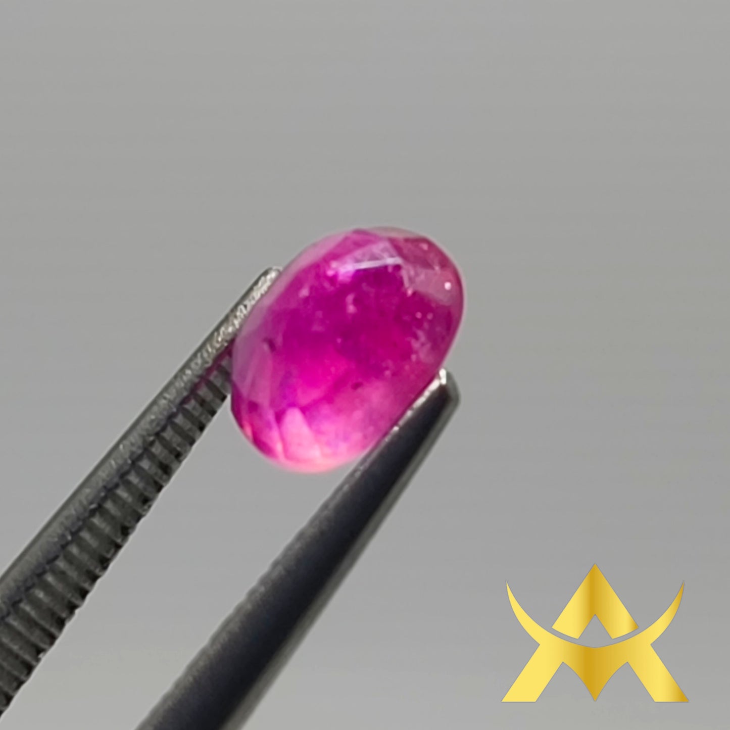 Ruby 1.71 ct. Transparent with Excellent Cut Grade and Oval facetted