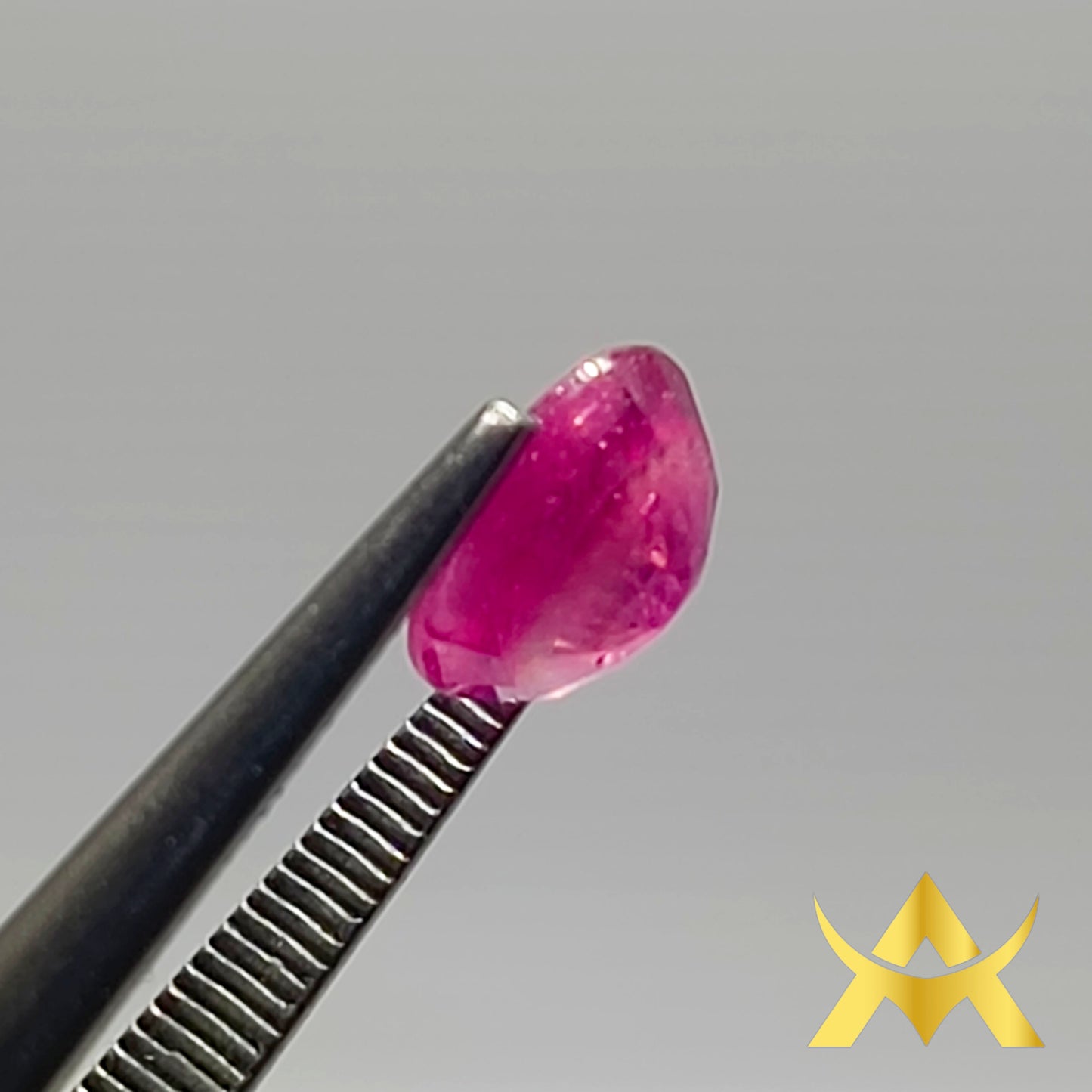 Ruby 1.71 ct. Transparent with Excellent Cut Grade and Oval facetted