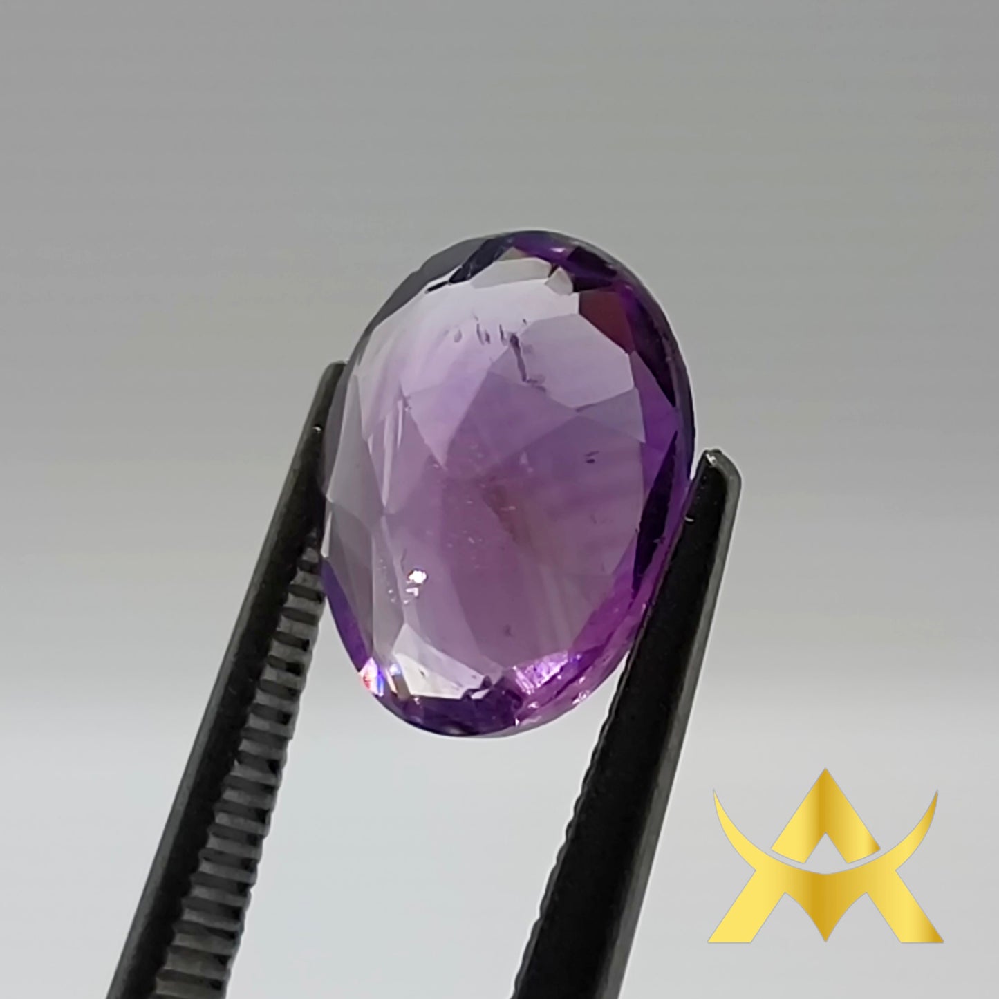 Amethyst 2.45 ct. Not Enhanced, Transparent Transparency with IF Clarity and Wonderful Purple Color