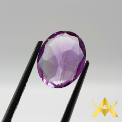 Amethyst 2.45 ct. Not Enhanced, Transparent Transparency with IF Clarity and Wonderful Purple Color