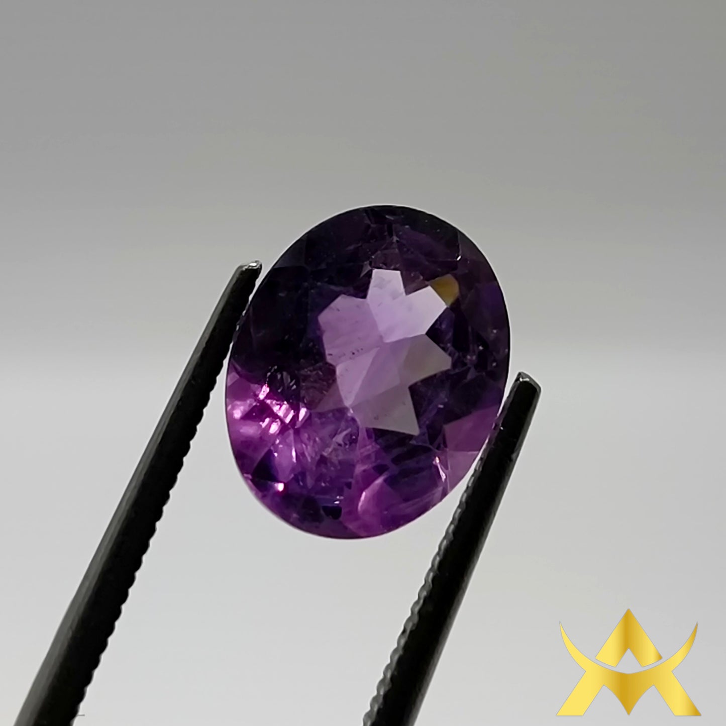 Amethyst 2.45 ct. Not Enhanced, Transparent Transparency with IF Clarity and Wonderful Purple Color