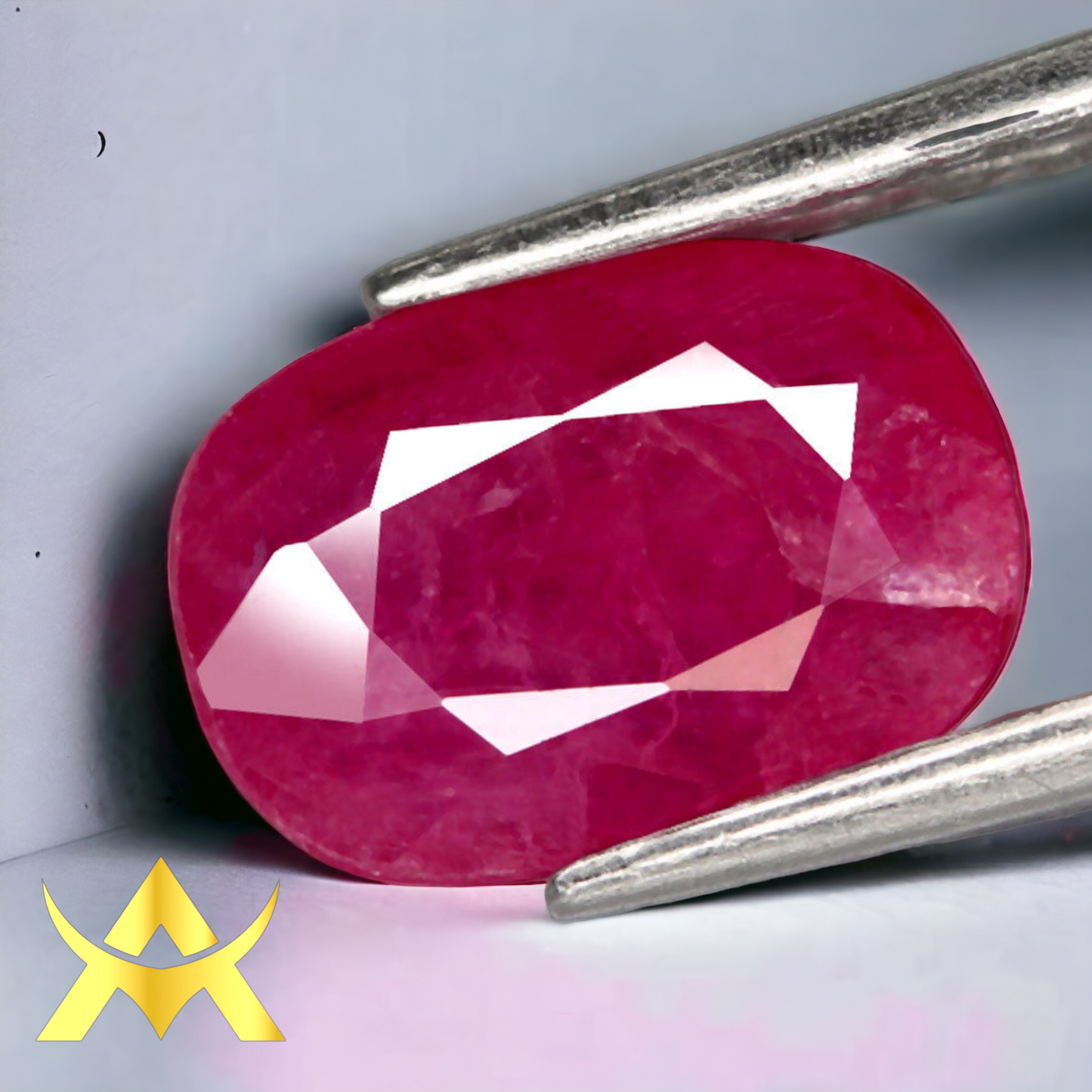 Natural Ruby Unheated and Untreated with Certificate and 2.07 ct. for Investition and Juwellery