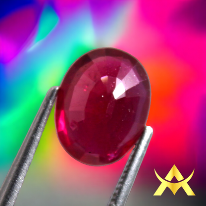 Natural Ruby 3.28 ct. Transparent, VS1 Clarity, enhanced and perfect for your Juwellery