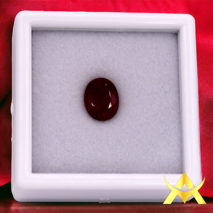 Natural Ruby 3.28 ct. Transparent, VS1 Clarity, enhanced and perfect for your Juwellery