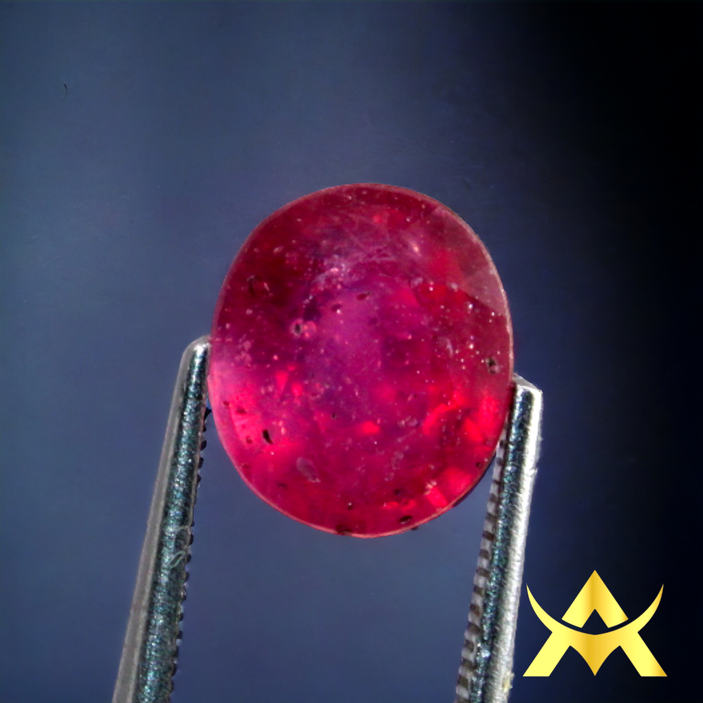 Natural Ruby Transparent, heated with Excellent cut Grade