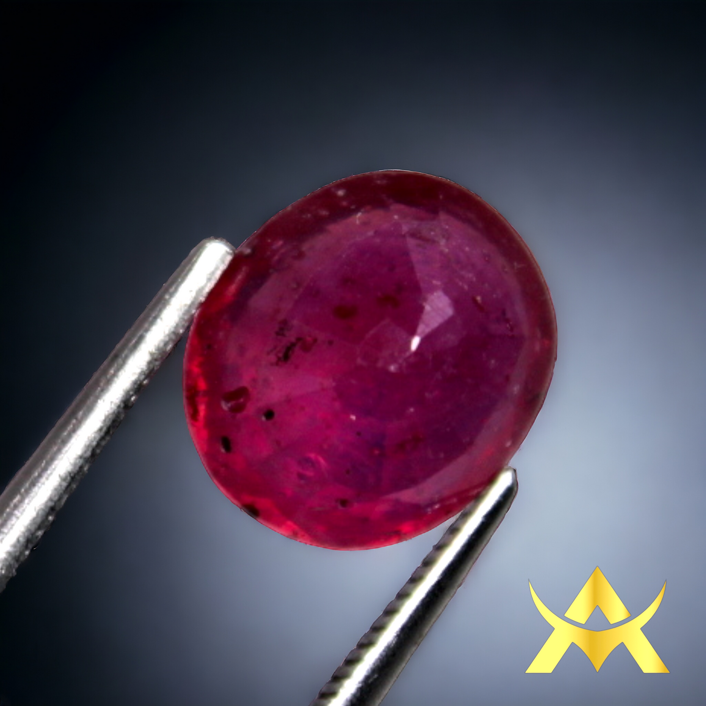 Natural Ruby Transparent, heated with Excellent cut Grade