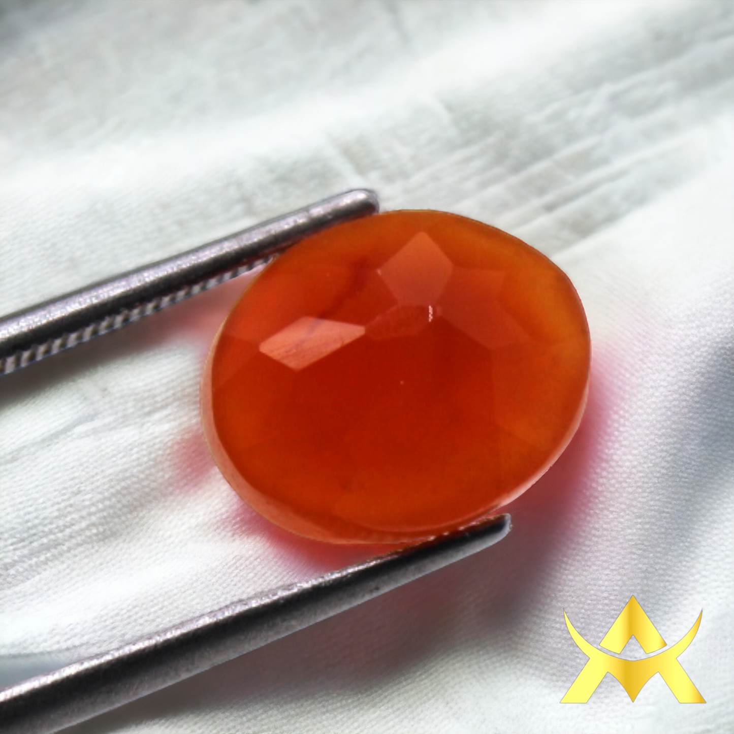 Carnelian, Unheated and Untreated, Transparent and SI Clarity