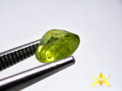 Peridot, Unheated and Untreated, VS Quality and Round facetted