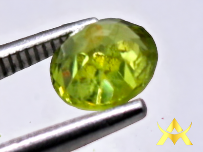 Peridot, Unheated and Untreated, VS Quality and Round facetted