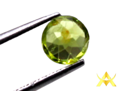 Peridot, Unheated and Untreated, VS Quality and Round facetted