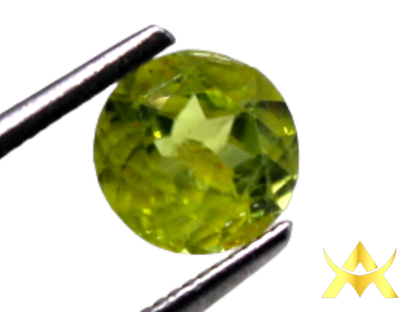 Peridot, Unheated and Untreated, VS Quality and Round facetted