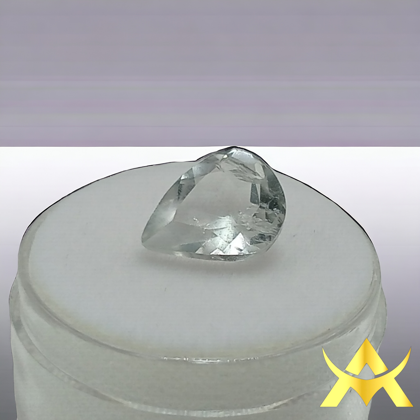 Crystal Quartz Pear Cut, IF Clarity and not Enhanced