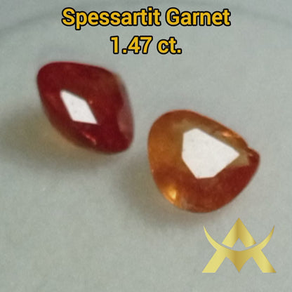 Spessartite Garnet, Not enhanced, SI1 Clarity with Excellent Cut Grade