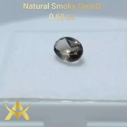 Natural Smoky Quartz 0.68 ct. Not enhanced, Eye Clean for a good Juwellery