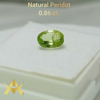 Natural Peridot 0.86 ct. Not Enhanced, Eye Clean, perfect for Unique Juwellery