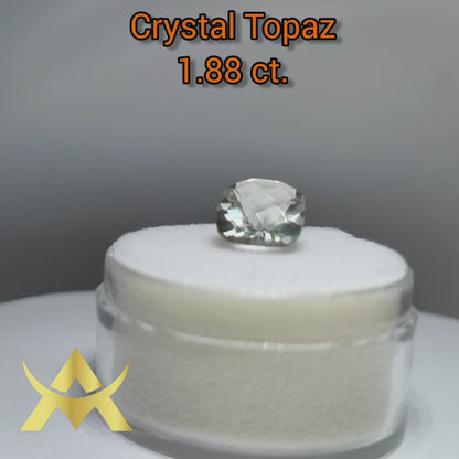 Crystal Topaz 1.88 ct. IF Clarity, not Enhanced with Excellent Cut Grade