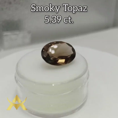 Smoky Topaz, Transparent, Not Enhanced with IF Clarity